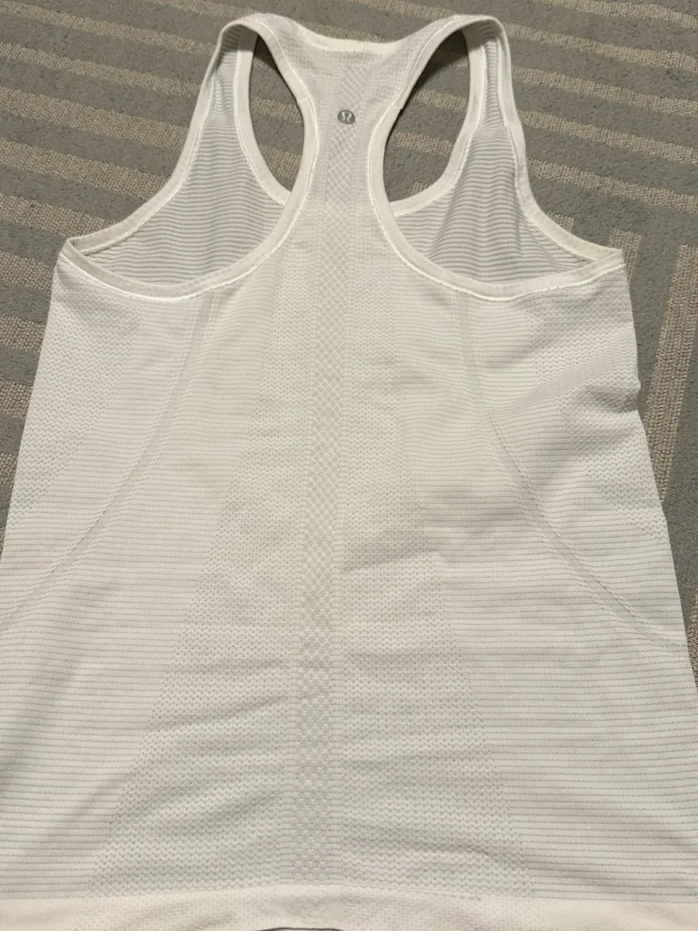 Lululemon White Racerback Tank Top - Women